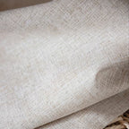 LoomLuna™ Lumi Faux Linen 100% Blackout Custom Curtains – Lightweight Blackout
