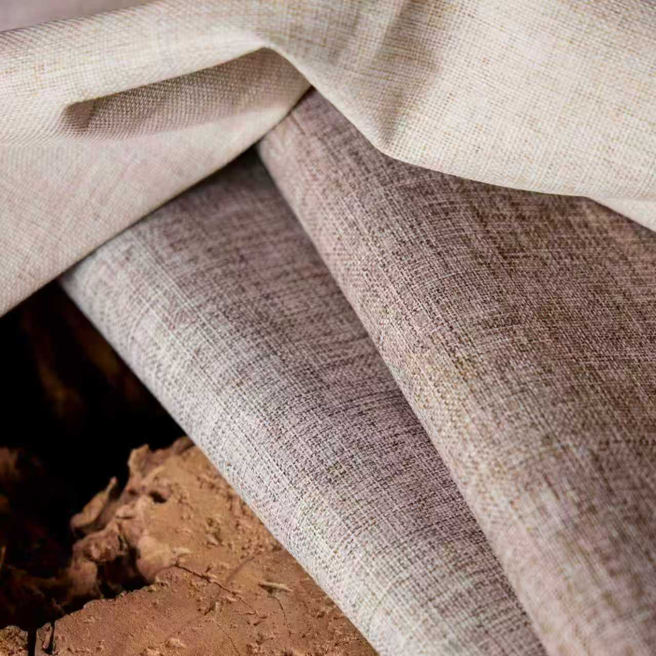 LoomLuna™ Lumi Faux Linen 100% Blackout Custom Curtains – Lightweight Blackout