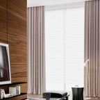 LoomLuna™ Lumi Faux Linen 100% Blackout Custom Curtains – Lightweight Blackout