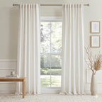 LoomLuna™ Wabi Bamboo-Linen Curtains – Organic Texture, Non-Toxic & Eco-Friendly