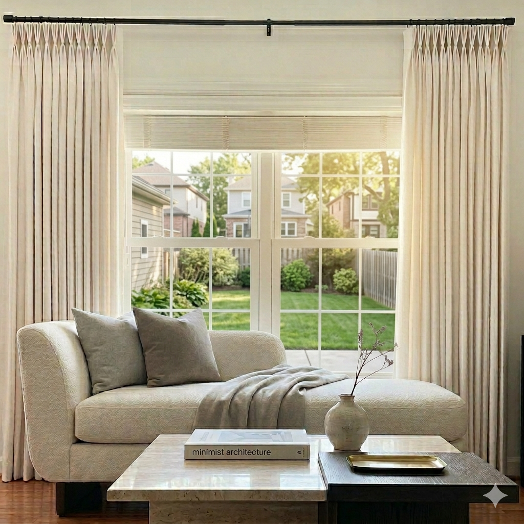 LoomLuna™ Hana Bamboo-Linen Curtains – Natural, Breathable