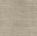 Close-up of tan cotton-linen woven fabric with fine speckles and uniform weave