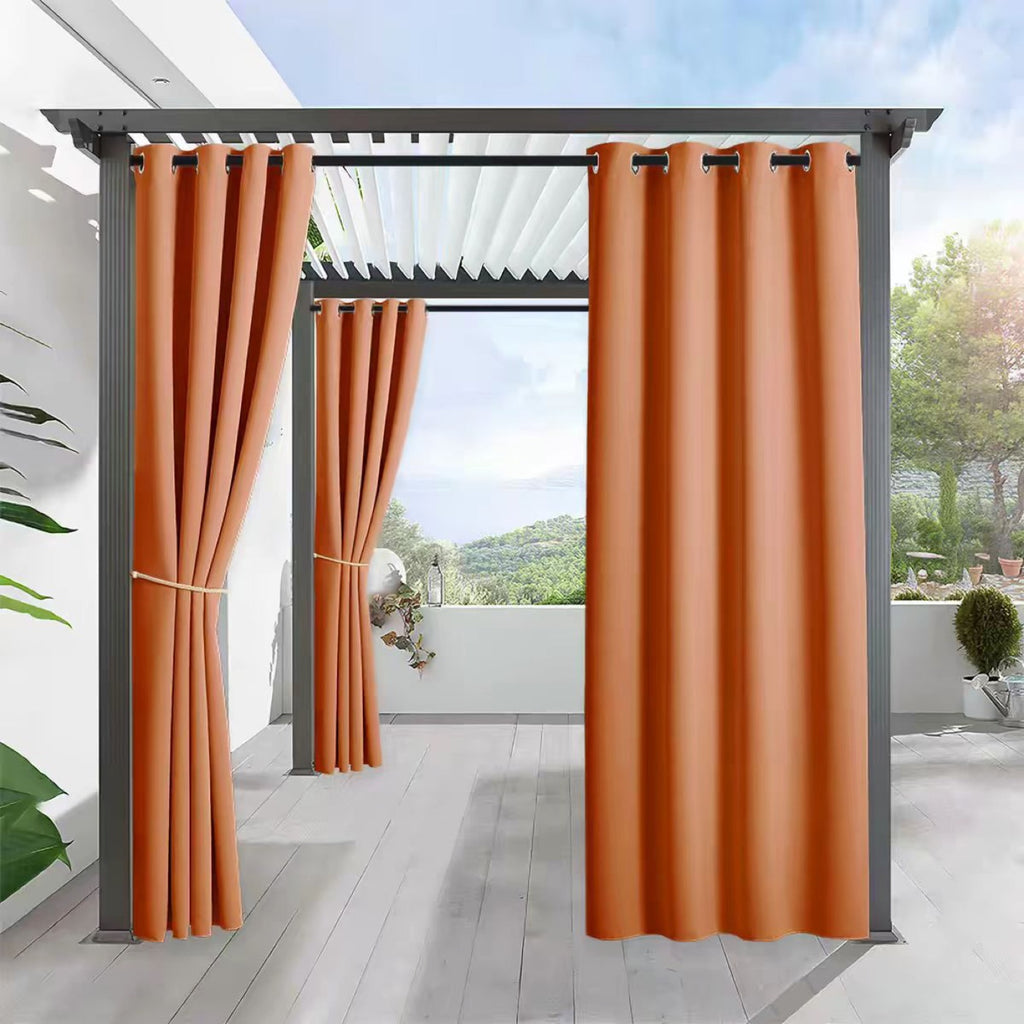 LL0007-1 Orange outdoor curtain color
