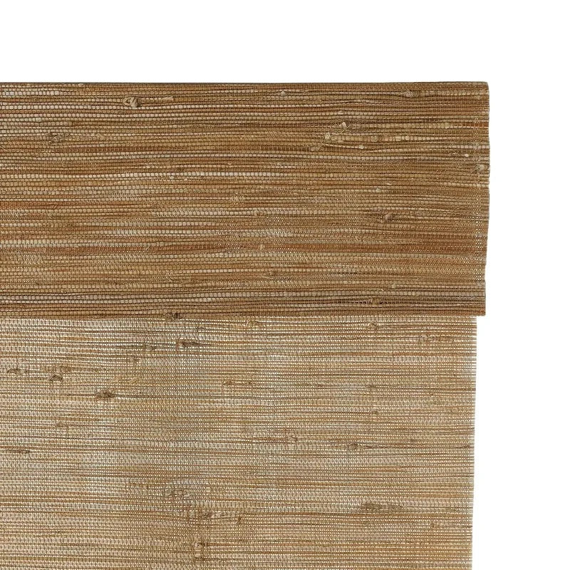 LL0008-8 Honey Grasscloth woven shade material detail