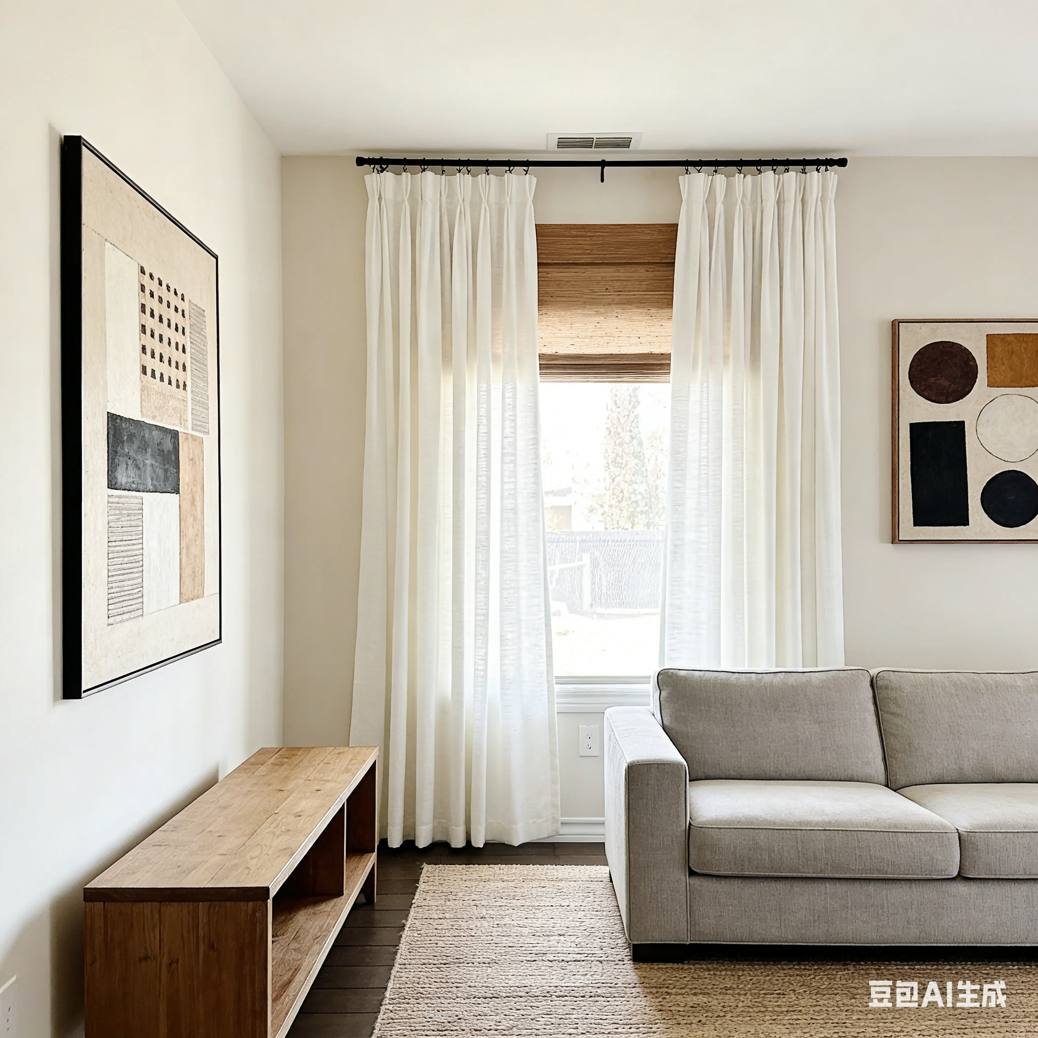 LoomLuna™ Wabi Bamboo-Linen Curtains – Organic Texture, Non-Toxic & Eco-Friendly