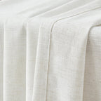 LoomLuna™ Wabi Bamboo-Linen Curtains – Organic Texture, Non-Toxic & Eco-Friendly