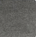 Charcoal gray fabric swatch sample with dense woven texture and soft mottled look.