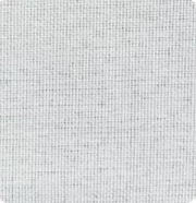 Bright white fabric swatch sample with fine woven texture and smooth, even finish.
