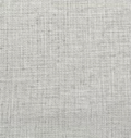 White fabric swatch sample with fine woven texture and subtle gray speckling.
