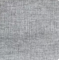 Light charcoal gray fabric swatch sample with uniform woven texture and fine speckles.