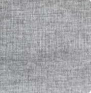 Light charcoal gray fabric swatch sample with uniform woven texture and fine speckles.
