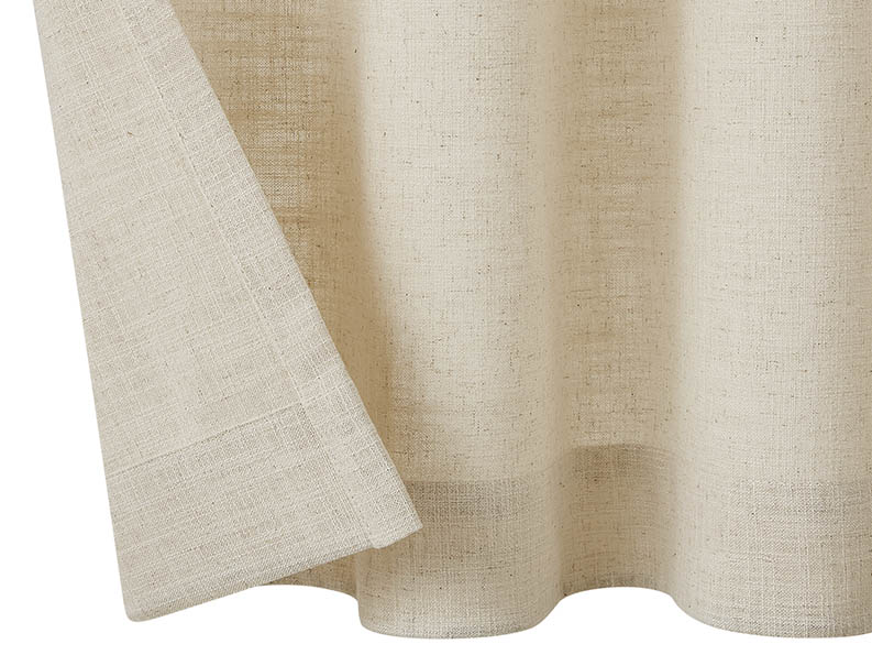 Unlined — natural linen face